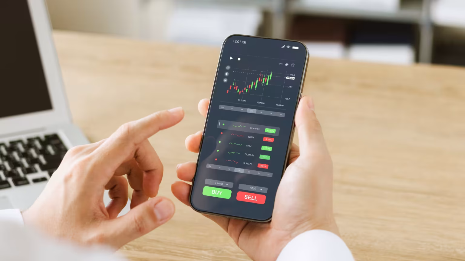 stock market app development service