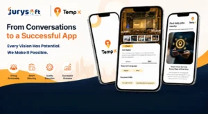 Jurysoft case study showcasing the TempX job platform app