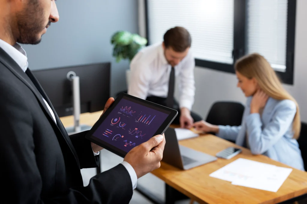 Workflow-Driven ERP dashboard streamlining industrial operations