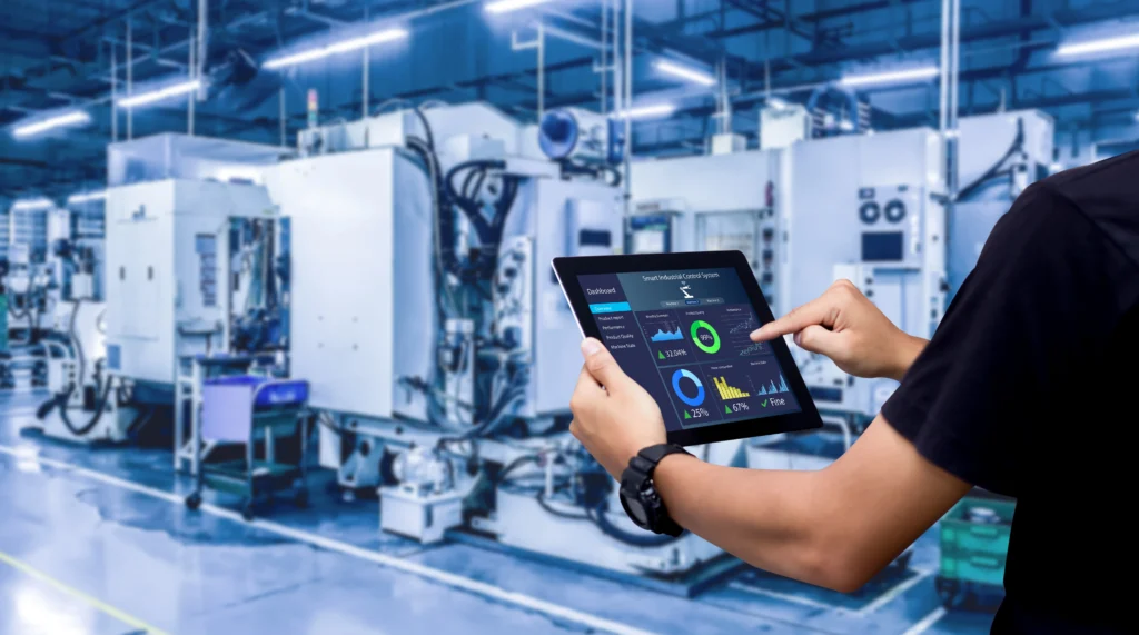 Intelligent automation solutions for ERP in aerospace and electronics manufacturing.