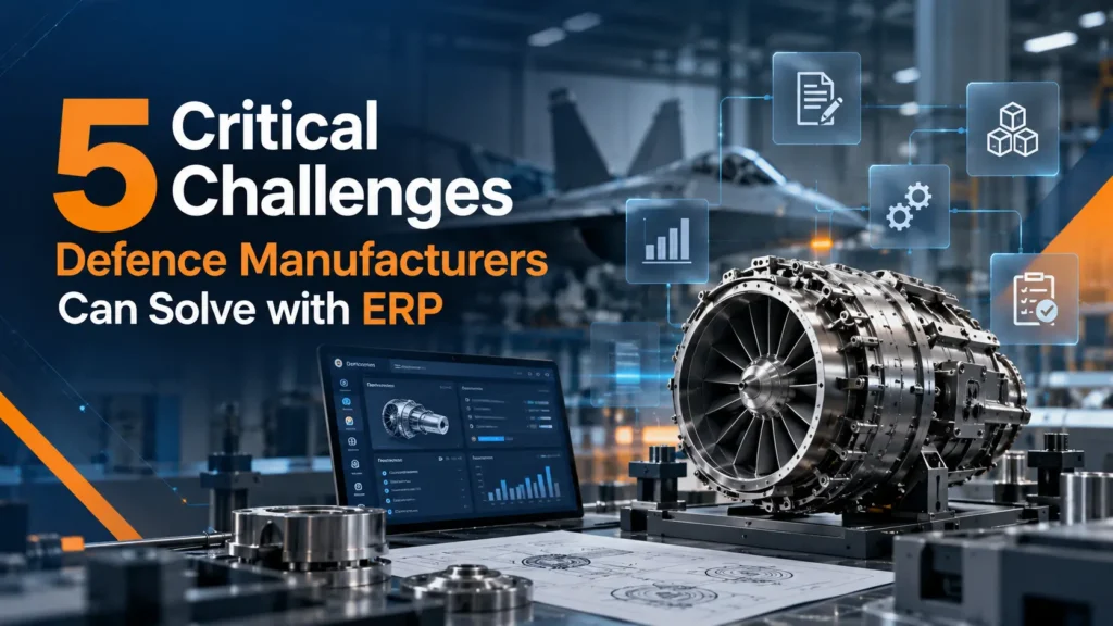 5 Critical Challenges Defence Manufacturers Can Solve with ERP