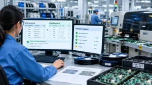 Prevent PCB production delays with BOM revision control, engineering change workflows, component allocation, and manufacturing ERP.