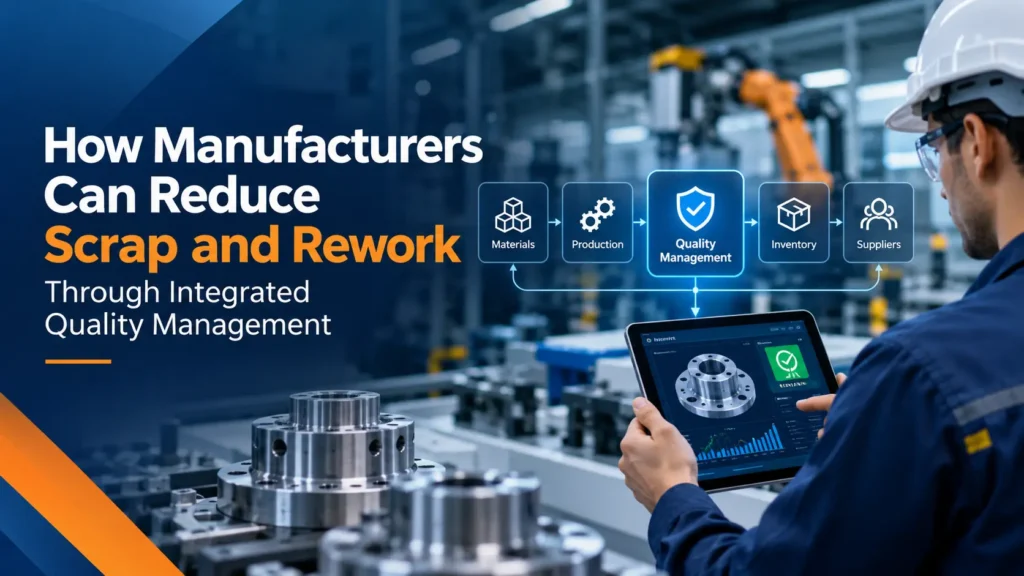 Discover how manufacturing quality management software helps reduce scrap and rework through integrated inspections, traceability, root-cause analysis, and ERP.